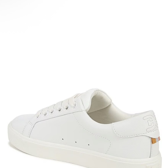 New, No Box: Sam Edelman White Leather Sneakers Ethyl Low Top Women’s Size 9 - Picture 3 of 10